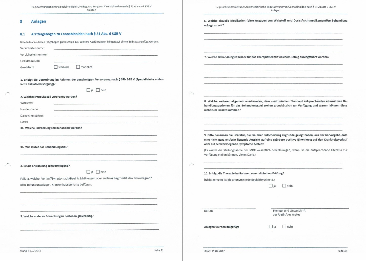 die gesetzlichen krankenkassen haben einen arztfragebogen zu cannabinoiden entwickelt der sich bei verschiedenen krankenkassen aok tkk dak etc - Antrag Kostenbernahme Krankenkasse Muster die gesetzlichen krankenkassen haben einen arztfragebogen zu cannabinoiden entwickelt der sich bei verschiedenen krankenkassen aok tkk dak etc - Antrag Kostenbernahme Krankenkasse Muster